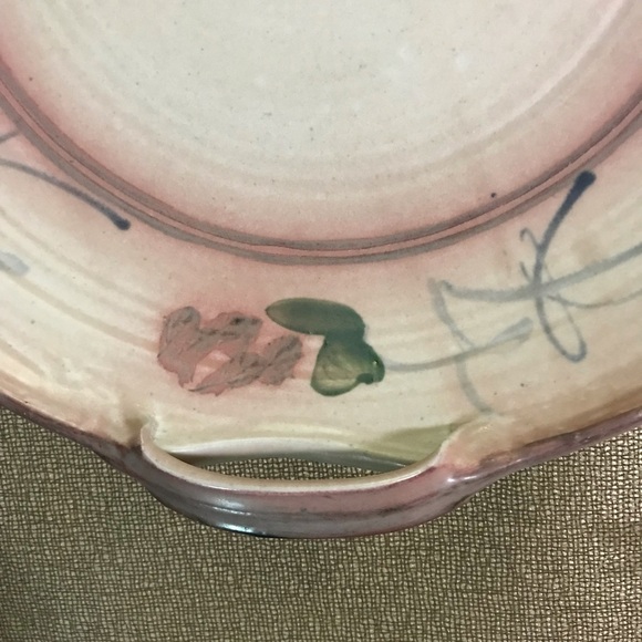 16” Pottery Platter by Texas Artist Benner Barclay - Picture 4 of 9